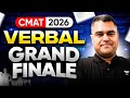 CMAT 2026: The GRAND FINALE Verbal Marathon 🔥 Amit Rohra