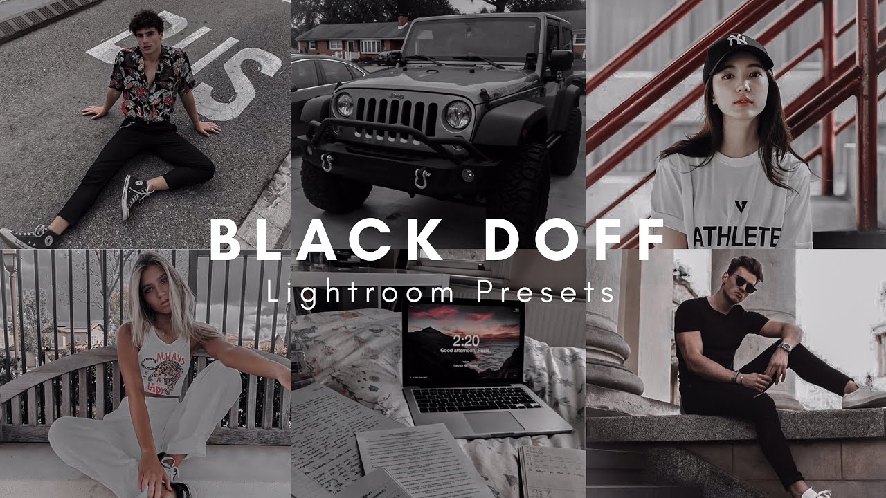 BLACK DOFF LIGHTROOM PRESETS | LIGHTROOM TUTORIAL | Dark ...