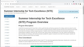 CodePath.org SITE Course Portal Walkthrough