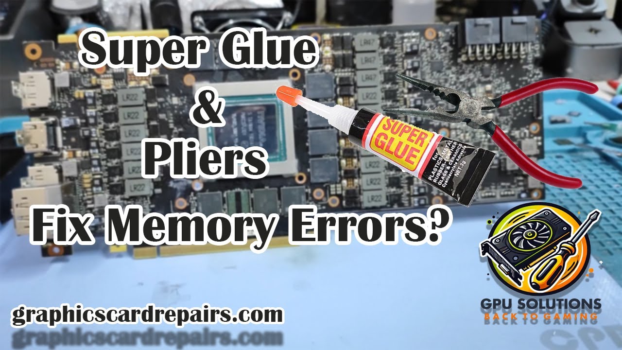 Can Pliers and Super Glue Fix Memory Errors? RTX 2080 Ti Repair