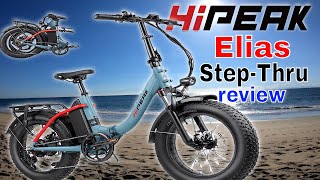 GREAT VALUE | HiPEAK ELIAS 750W Step-Thru Fat Tire Folding E-Bike Review 2023 😱