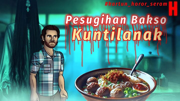 Pesugihan Bakso Kuntilanak - Kisah penjual bakso ingin kaya instan | Kartun horor #animasihoror