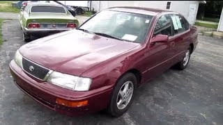 1997 TOYOTA AVALON START UP, walk around and review 1997 TOYOTA AVALON START UP, walk around and review