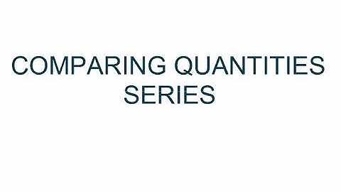 Conversion of percentage to fractions and decimals | Comparing Quantities series