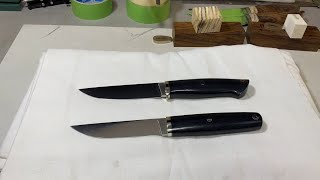 Два заказных ножа из стали Elmax и М398 рукоять из микарты! 89200680906