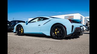 The spec on this 488 pista is stunning! probably 2nd best i've ever
seen. finished in azzurro la plata.