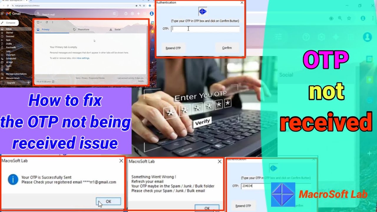 OTP not received on email | Troubleshooting OTP issues | Accounting ...