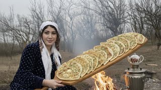 Azerbaycan Milli Ketesi Göy Qutabı Sac Üstde Bişirdim