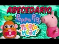 ❤ PEPPA PIG -  CARA DE PAPA ❤ Aprende el ABECEDARIO junto a Peppa y Raicita  | Vídeos de juguetes