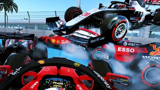 The Abu Dhabi Grand Prix but there's NO GRIP | F1 2020 Game Experiment 0% Grip