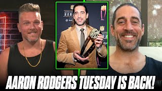 Aaron Rodgers Tuesday Is BACK For Season 3 On The Pat McAfee Show!