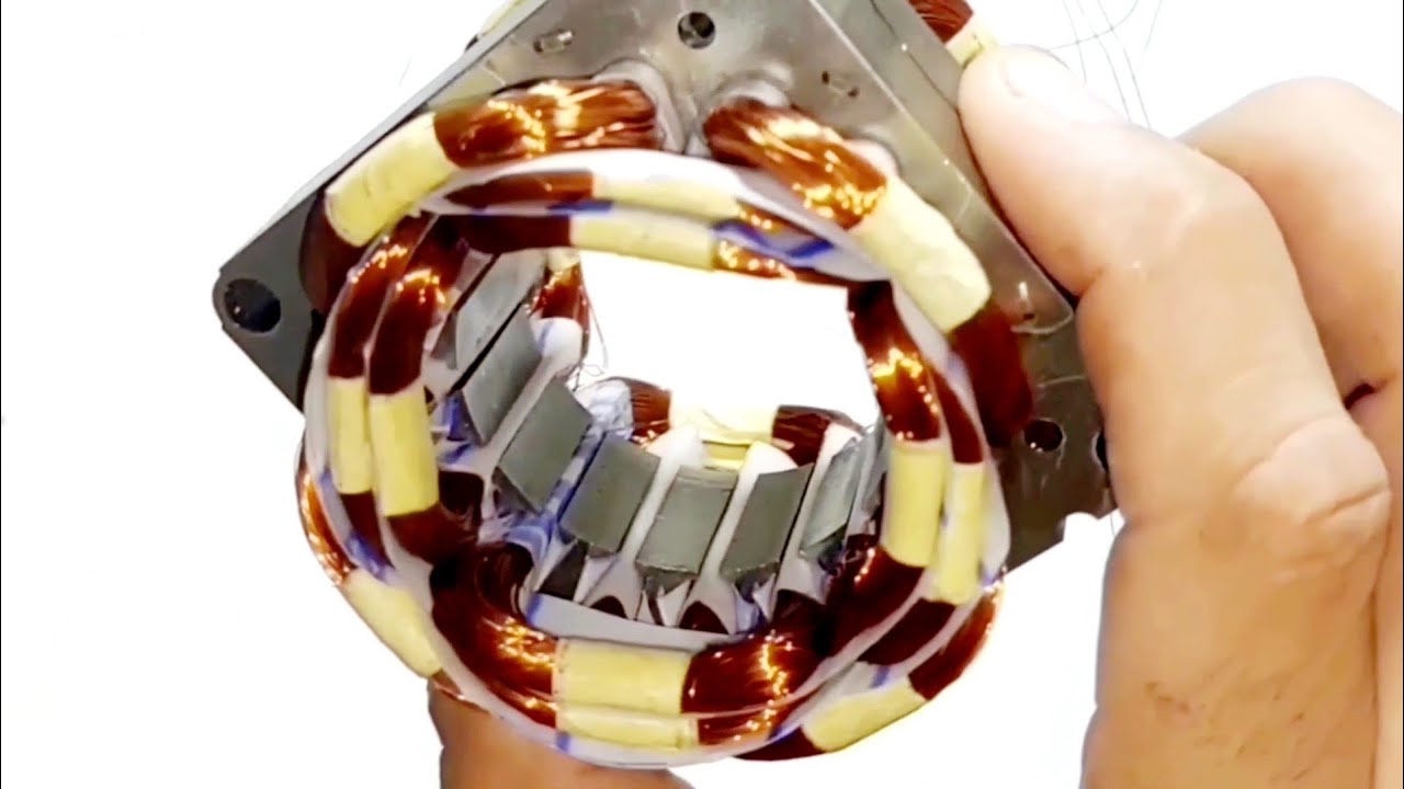 بفضل الله أقوى فيديو لأعادة لف موتور المروحه مع الشرح النظرى والعملى خطوه بخطوه