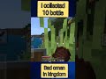 I COLLECTED 10 BOTTLE🍾OF BAD OMEN😈IN MINECRAFT SURVIVAL 🤯😱💥#bkdgamerz #shortsfeed #shorts