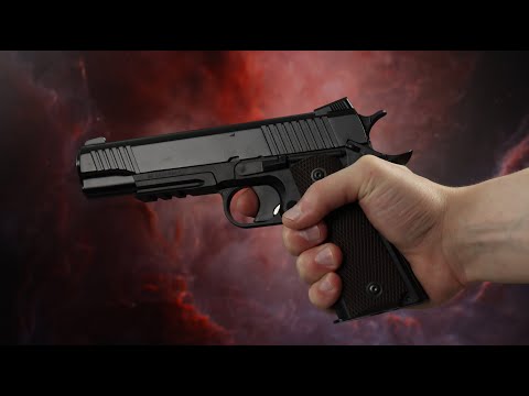 Видео: Пневматический пистолет KWC KM 40 D (копия Colt M1911)