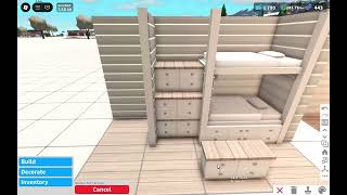 Bloxburg | custom bunk bed speedbuild