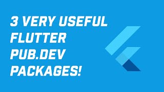 3 Flutter Pub Dev Packages That Will Make Your Development Easier!