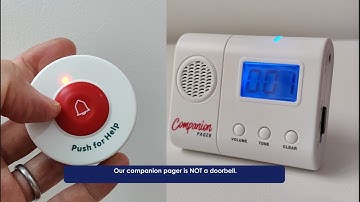 SYNLETT Companion Pager SP30 Your Simple & Reliable Caregiver Pager For Loved Ones