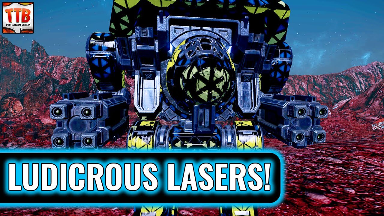 Идеальное количество для мощных лазеров ER? Восемь! - Dire Wolf - Mechwarrior Online