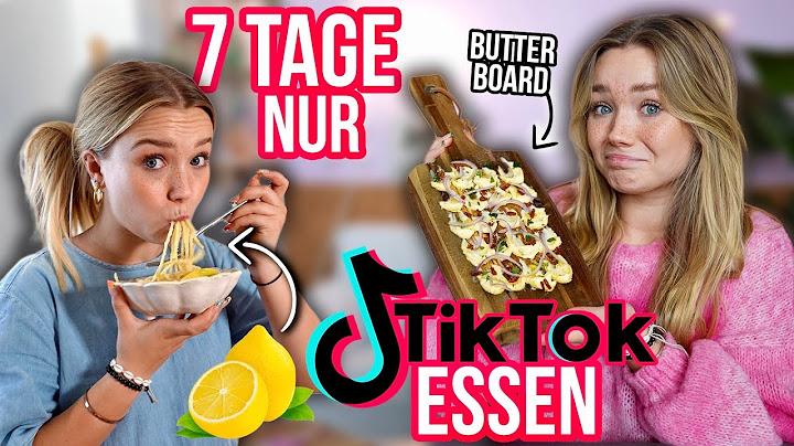 7 Tage nur Tiktok Trends essen 😍