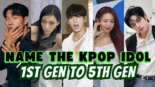 NAME 125 KPOP IDOLS | 1ST GEN TO 5TH GEN | KPOP GAME