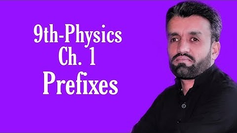 Matric part 1 physics, ch 1 prefixes 9th class Urdu /English lecture