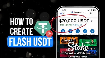 Create Flash USDT and Deposit to Stake (Deposit and Withdraw Method Included)