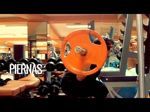 entrenamiento de piernas en gym