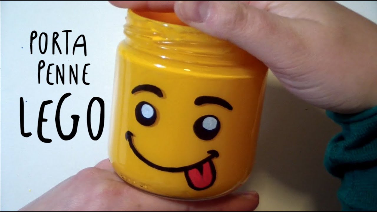 e fare un Porta Penne LEGO Idea FAI DA TE per la Festa del PAP  by ART Tv