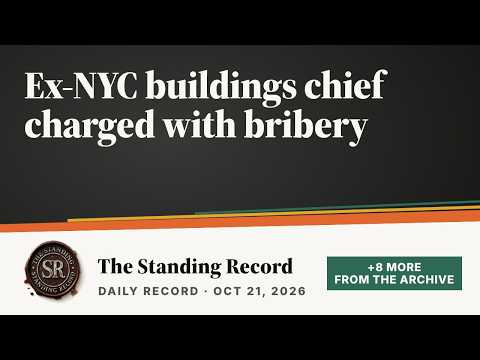 The Standing Record — Wednesday, October 21, 2026