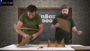 cardboard pinball WORLD RECORD?!?  Pinbox 3000 speed build!