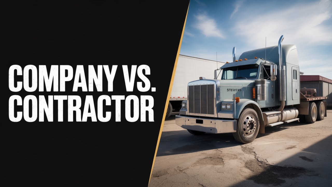 COMPANY VS CONTRACTOR AT STEVENS TRANSPORT - WHAT THEY DON’T EXPLAIN (STEVENS TRANSPORT)