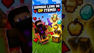 Minecraft But Damage Gives OP Items! 🤯 #shorts
