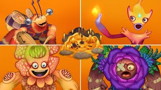 Fire Haven  All Monsters Sounds and Animations  Full Song | My Singing Monsters