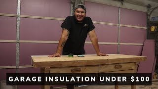 How I Insulated my garage doors for under $100 / Home Project / Shop update by Araya Woodworks 2,606 views 4 years ago 6 minutes, 14 seconds
