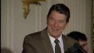 President Reagan’s Remarks at a Volunteer Award Luncheon on April 13, 1983