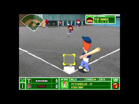 Backyard Baseball 2001 Spectator Match Graceful and Deadly on the mound by HeliumTankGames