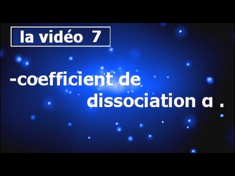 Vidéo: Comment Calculer Le Degré De Dissociation