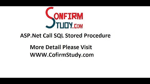 ASP Net Call Stored Procedure