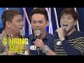 Kapamilya comedians MC, Lassy and Eric on The Singing Bee