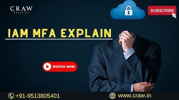 IAM MFA Explain | AWS Security | Cyber Security | Craw Security