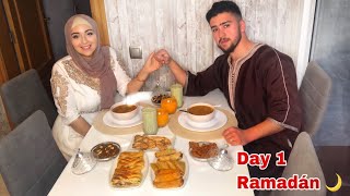 Primer día Ramadán - ‏Day-1أول يوم في رمضان بعد الزواج