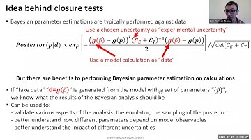 Jean-Francois Paquet - Bayesian parameter estimation: the soft sector (Lecture, Part 8)