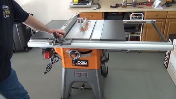Ridgid R4512 10" Table Saw Assembly