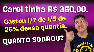 QUESTÃO DE CONCURSO COM FRAÇÃO E PORCENTAGEM - Prof Robson Liers - Mathematicamente