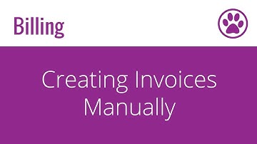 Creating Invoices Manually
