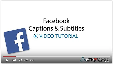 How to Add Captions to Facebook Video Tutorial