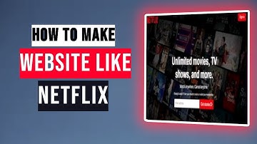 How To Make Website Like Netflix | HTML and CSS Projects