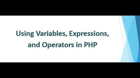 Relational Operator in PHP(Hindi/Urdu)