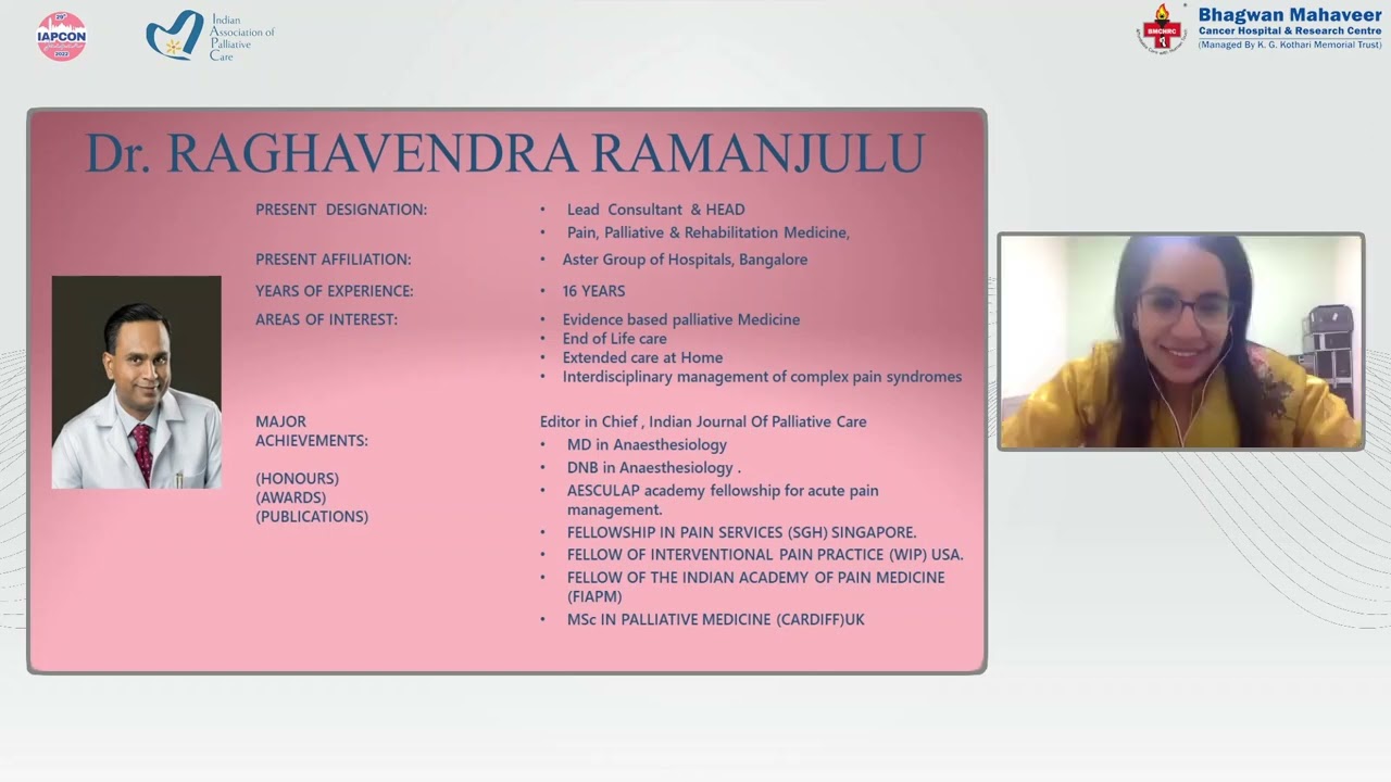 IAPCON 2022 - Session 19 | Research in Palliative Care