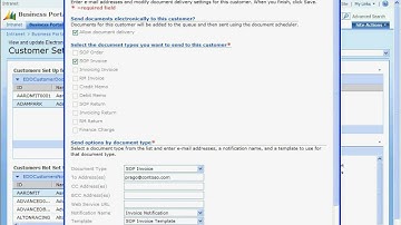 Electronic Document Delivery in Business Portal 4.0 with Dynamics GP